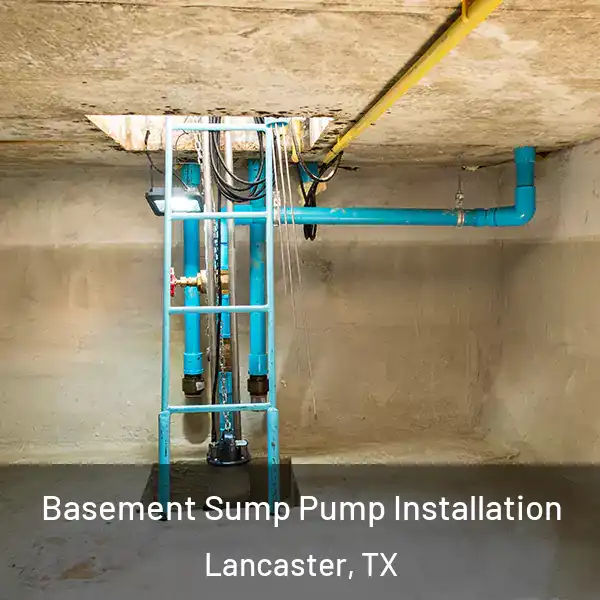  Basement Sump Pump Installation Lancaster, TX